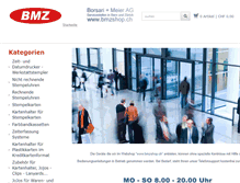 Tablet Screenshot of bmzshop.ch